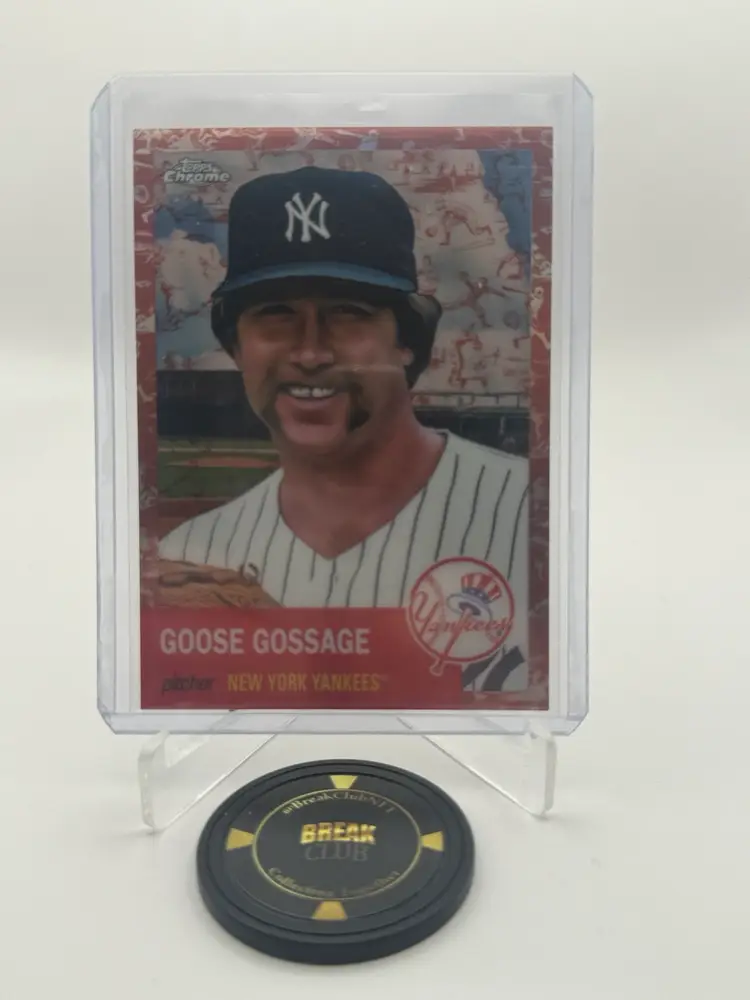 Goose Gossage 49/75 Rose Gold Toile 2022 Platinum Anniversary - New York Yankees