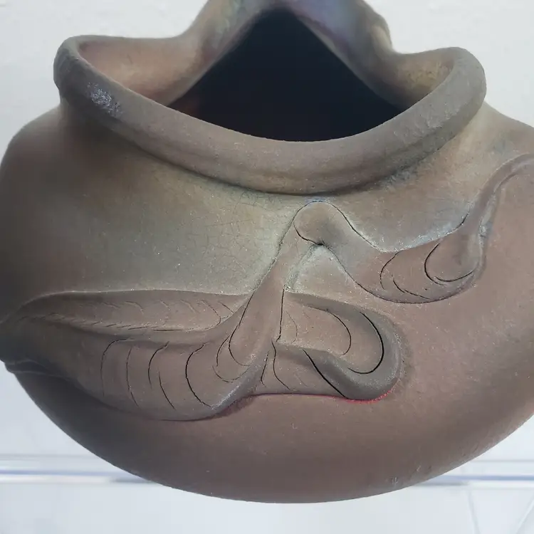 Kerry Gonzalez Raku Pottery Vase