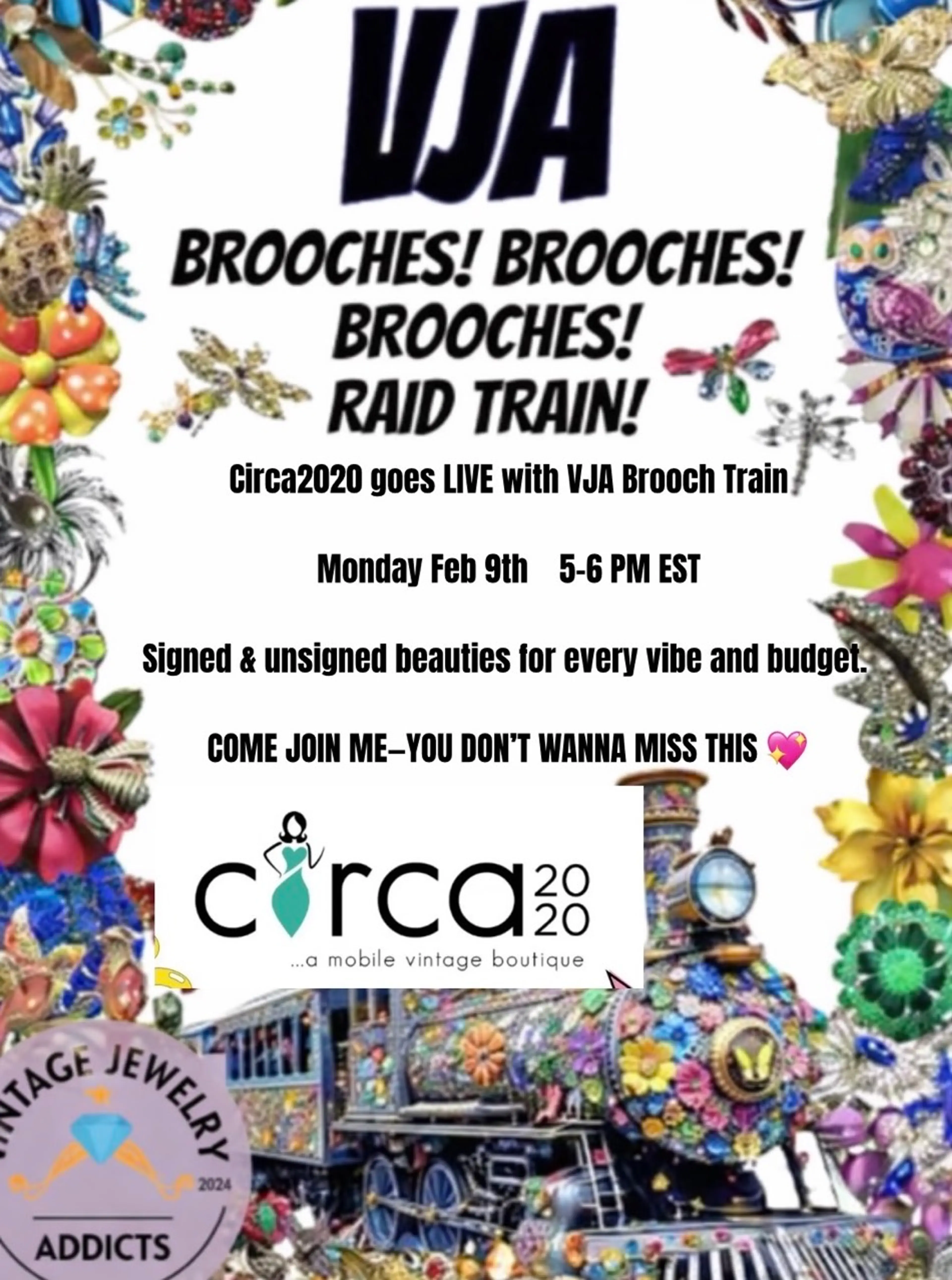 Circa 2020 Is On The Brooch Train😍