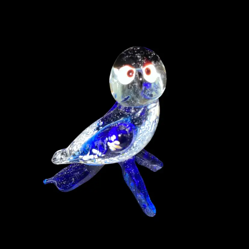#43- Just In From Ukraine Large Hand Blown Glass Figurine As Pictured