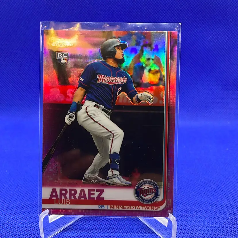 2019 Topps Chrome Luis Arraez RC Pink Refractor San Diego Padres