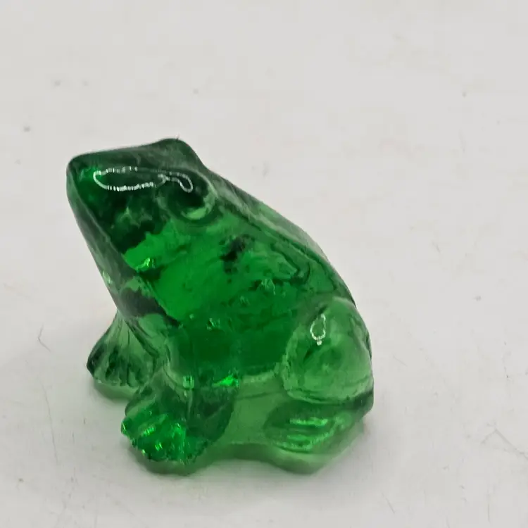Ganz miniature frog glass Figurine