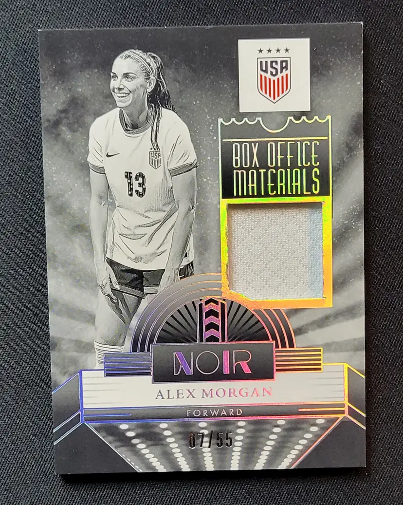 24-25 Panini Noir Soccer - Alex Morgan - Box Office Materials /55