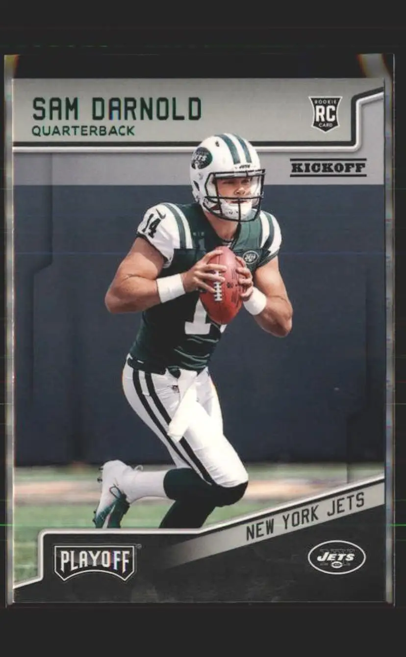 Sam Darnold 2018 Panini Playoff #203 Kickoff - (139) - New York Jets