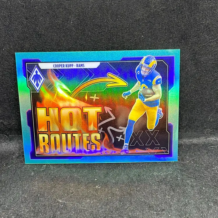 Cooper Kupp 2021 Phoenix Hot Routes Aqua Parallel /150 Los Angeles Rams