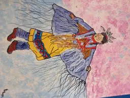 Fancy Dancer Ceramic tile