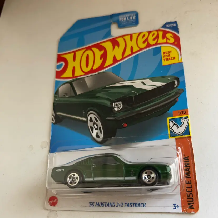 Hot wheels 65 Mustang 2+2 fastback muscle mania one/10