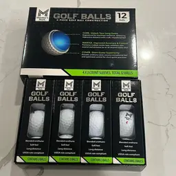 1 Dozen Members Mark 3-piece Golf Balls - 2 Available