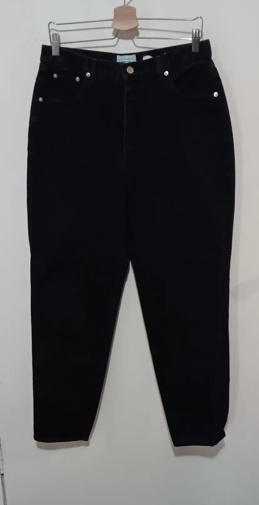 80s Sasson Modern Basics Black High Waist Mom Jeans Sz 16 VTG EUC