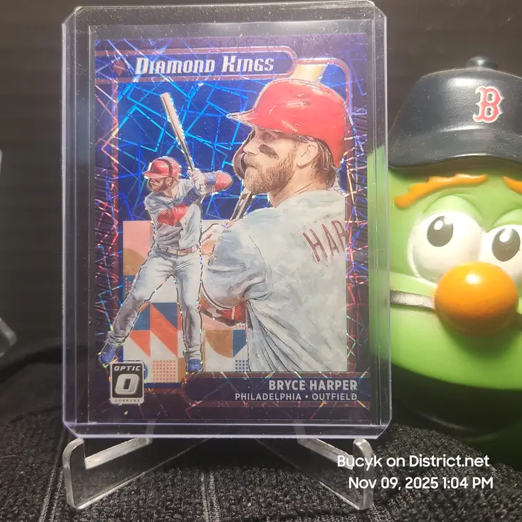 2021 Panini Donruss Optic DK Blue Velocity - Bryce Harper Philadelphia Phillies 88/99