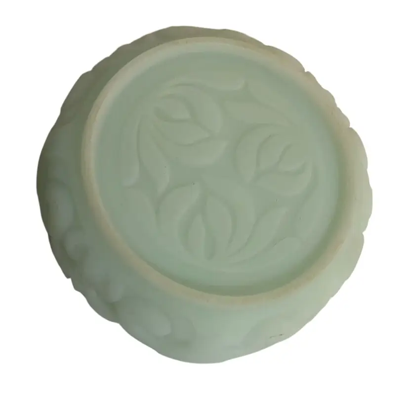 Gorgeous Replacement Fenton Blue Satin Ginger Jar Base