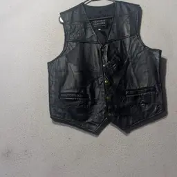 Leather Vest XL