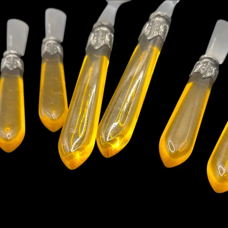 Stainless Steel and Acrylic Serving Utensils and Spreaders.   6 Pc Set