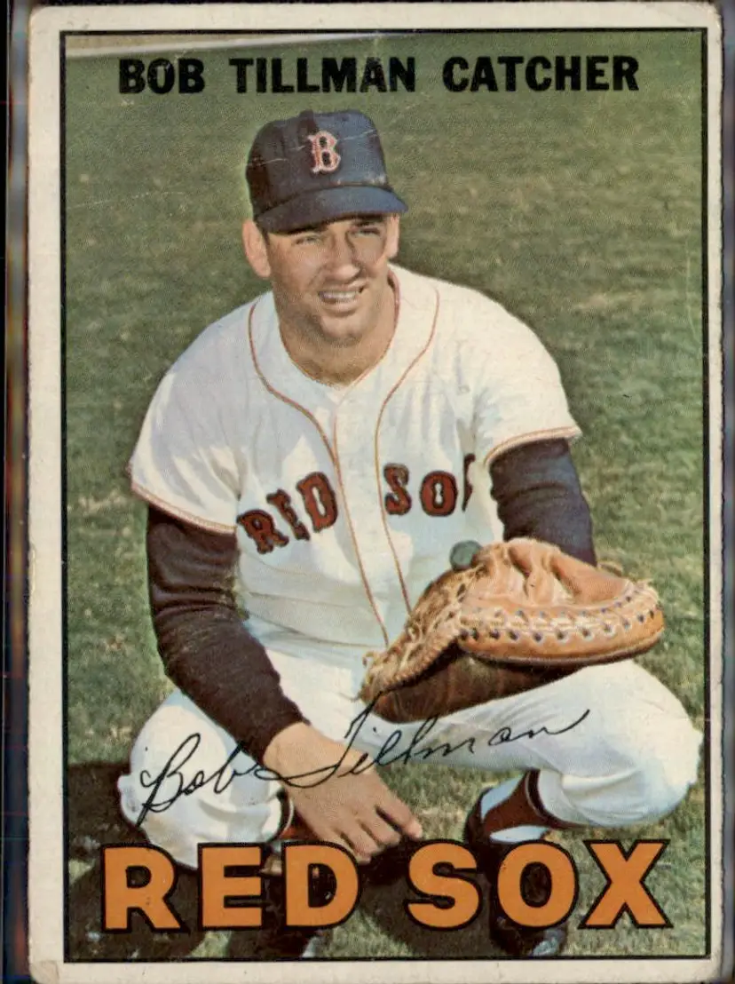 1967 Topps #36 Bob Tillman - (pk3) - Boston Red Sox