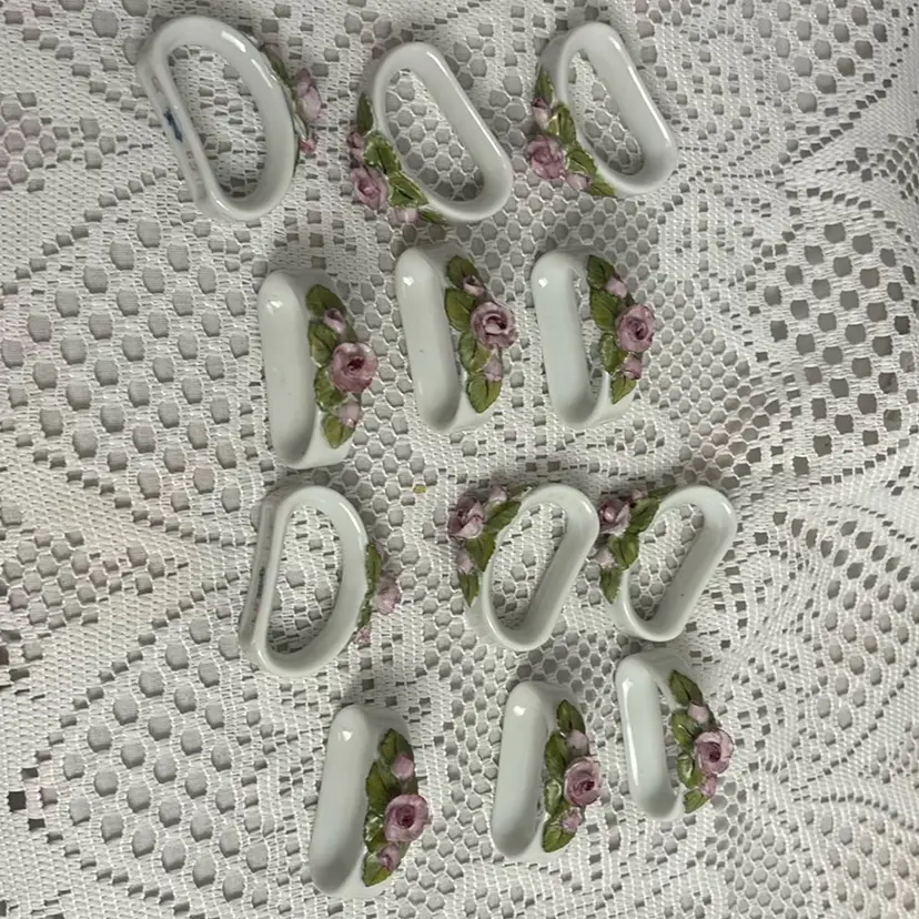 Alboth Kaiser W Germany Napkins Rings Set Of 12