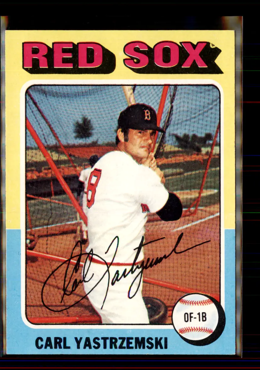 Carl Yastrzemski 1975 Topps #280 - Boston Red Sox - (pk4-190)