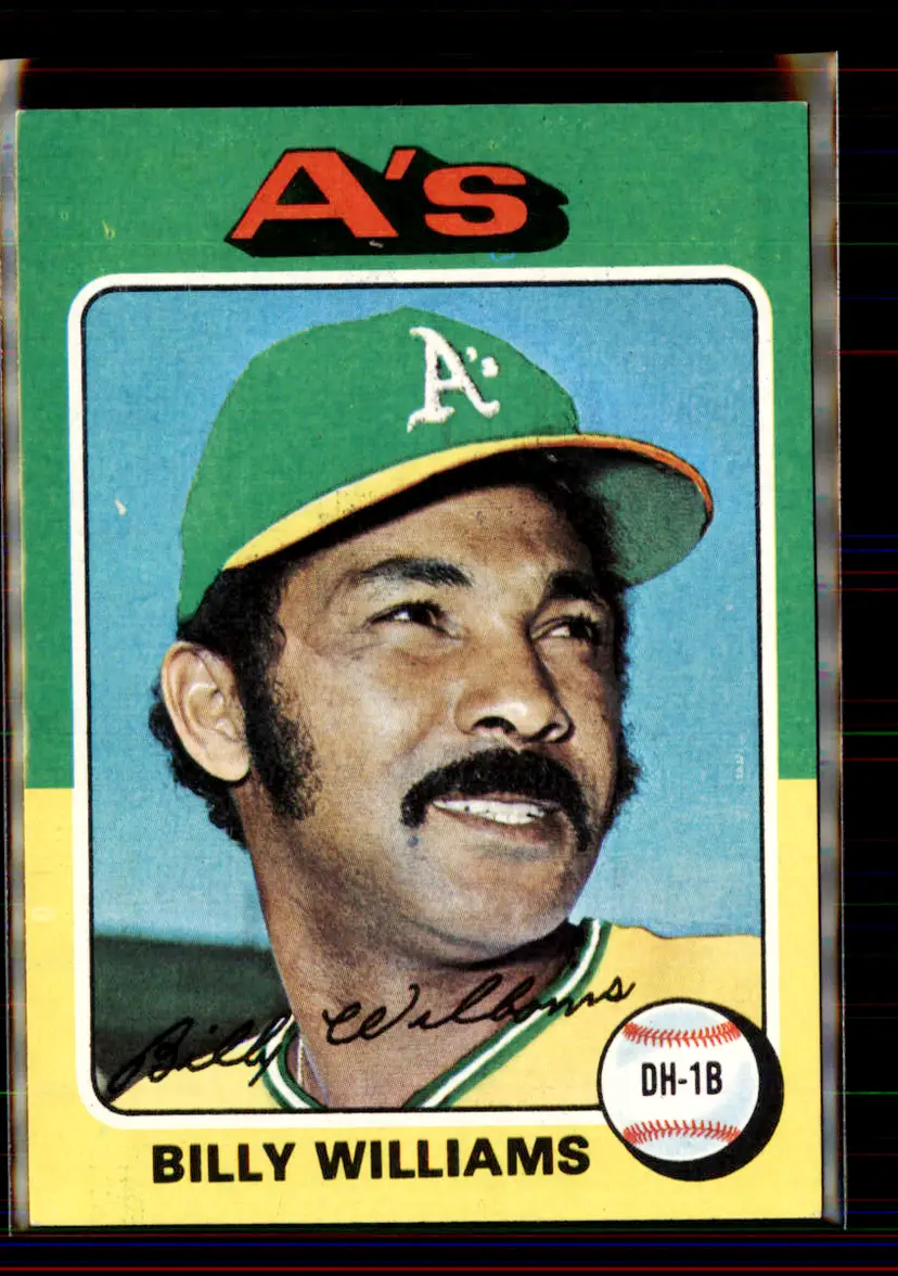 Billy Williams 1975 Topps #545 - Oakland Athletics - (pk1-71)