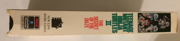 TMNT 2 The Secret Of The Ooze Plays as it should! VHS