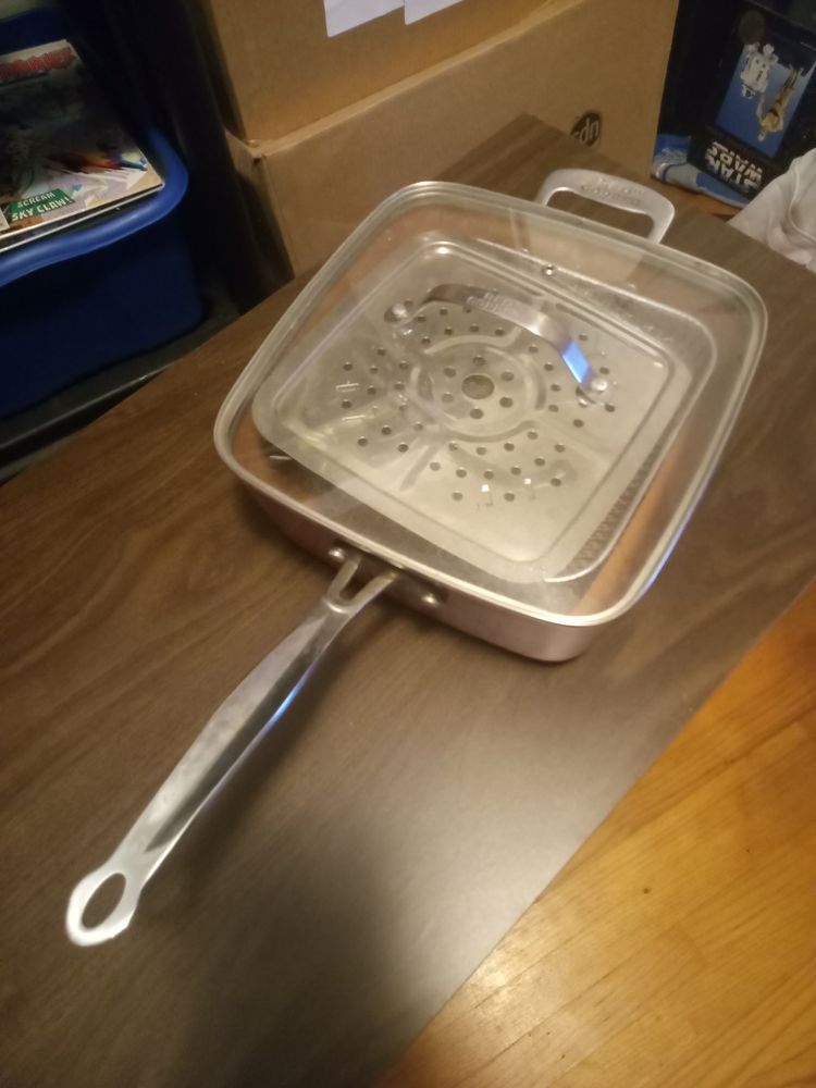 Red Copper Steamer/ Deep Fryer