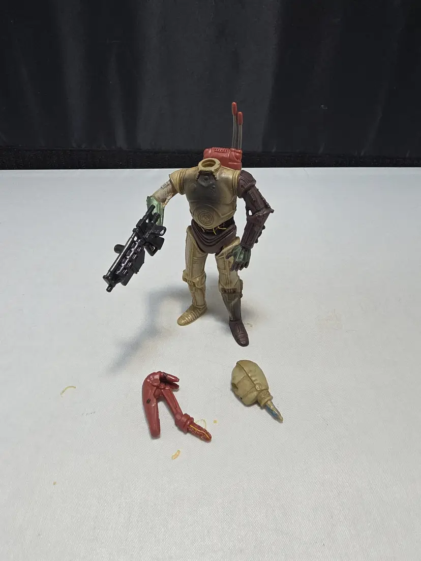 C-3P0 W/ Battle Droid Head 3.75 Hasbro Star Wars Figure 2006 Geonosis (MM)