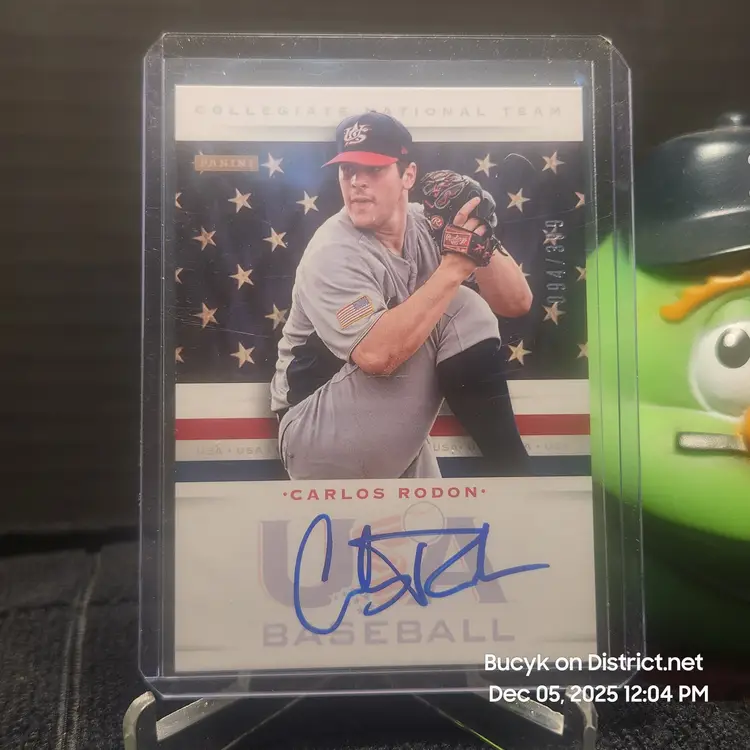 2013 Team USA Auto - Carlos Rodon New York Yankees 94/399