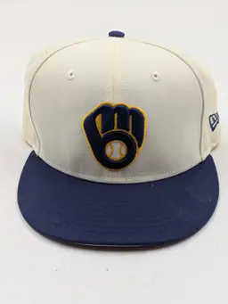 Milwaukee Brewers MLB Baseball 59FIFTY New Era Official Cap Size 8