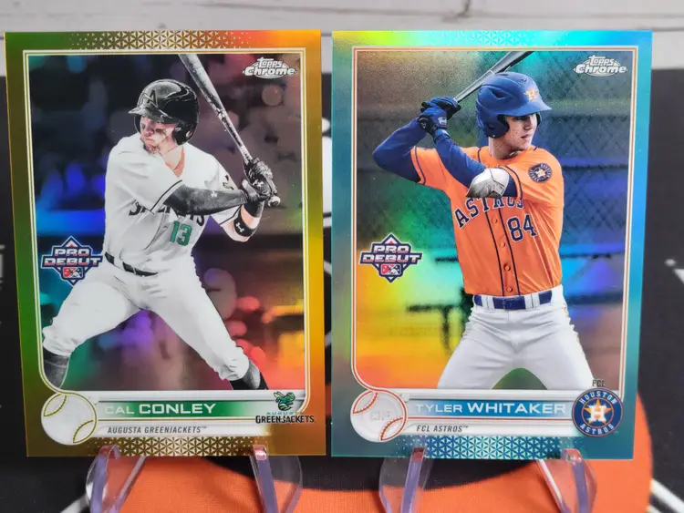 2022 Topps Pro Debut Prospect Auto/#'d Lot of 4 Tatis Quintana Whitaker Conley