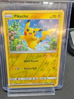Pikachu Bubbles Card