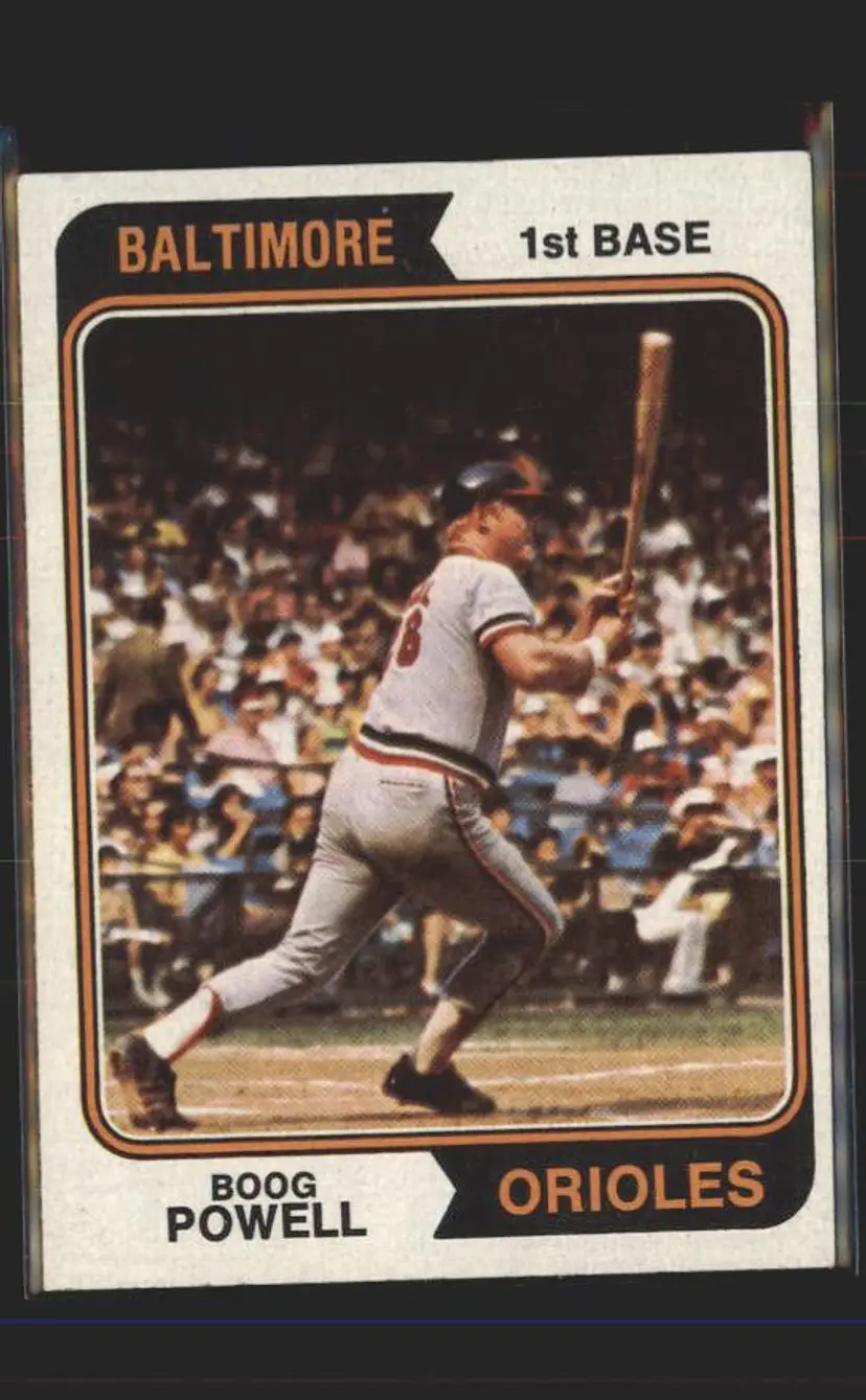 1974 Topps #460 Boog Powell - (pk5) - Baltimore Orioles