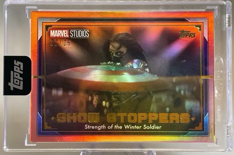 2025 Topps Marvel The Collector Strength Of The Winter Soldier /25 Show Stoppers