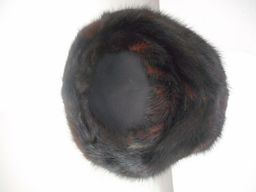 Vintage Brown Fur Pillbox hat