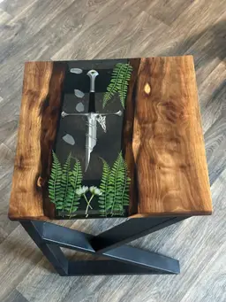 Strider Walnut End Table