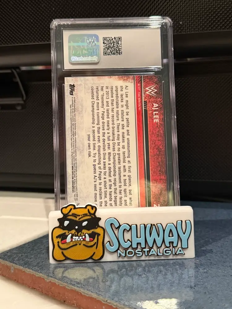 2015 Topps Chrome WWE AJ Lee #2 CSG 9