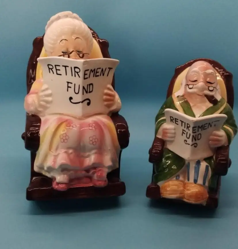 Coin Banks, Grandma, Grandpa Retirement Banks