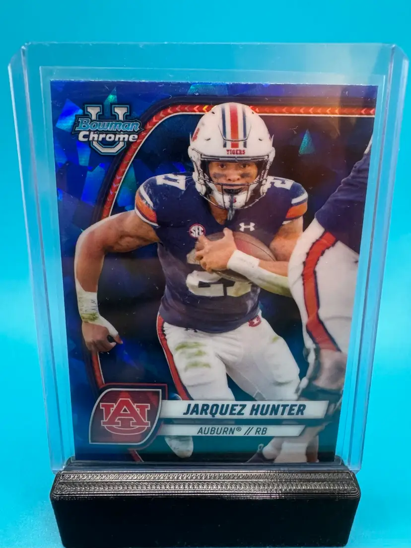 Jarquez Hunter Bowman Chrome U Sapphire Auburn Tigers