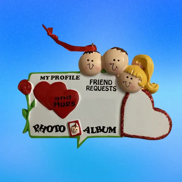 Social media ornament