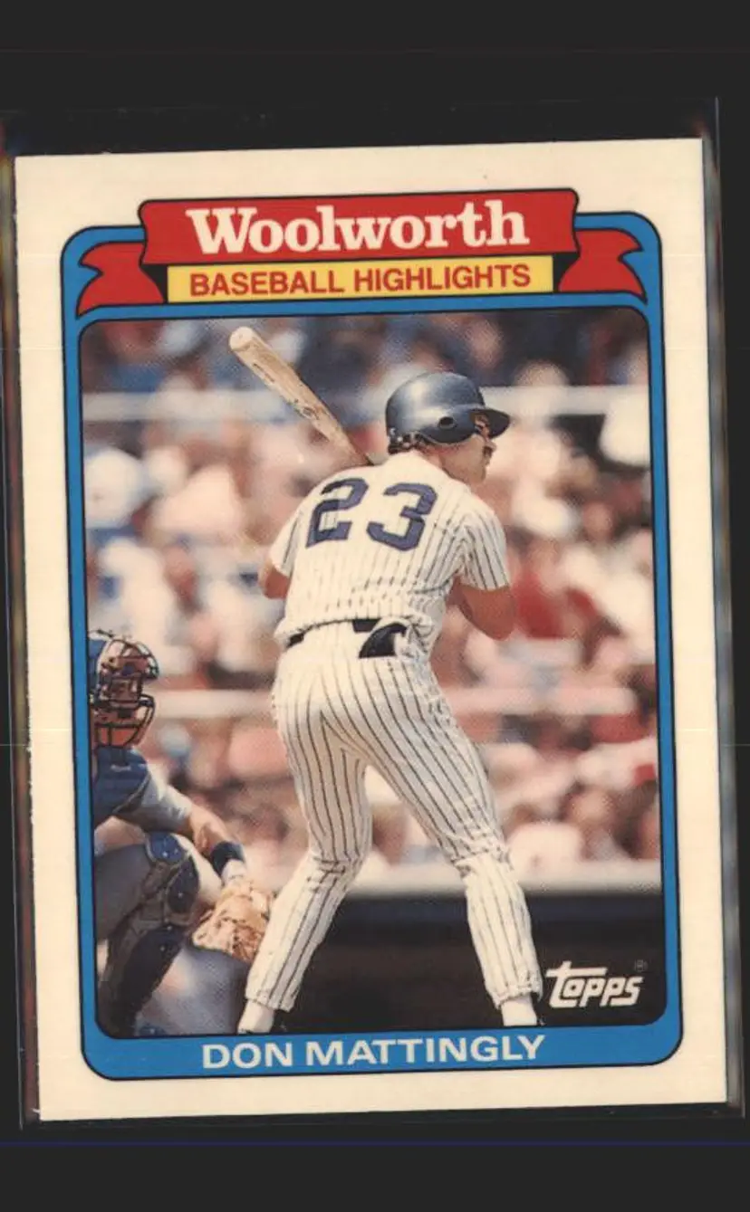 1988 Topps Woolworth Baseball Highlights #4 Don Mattingly - (137) - New York Yankees