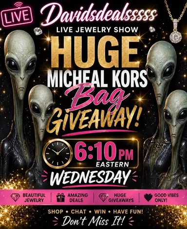 Jewelry And Micheal Kors Bag Giveaway 6:10pm Eastern 