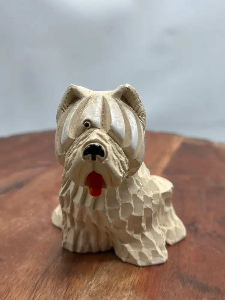 Artesania Rinconada White Westie Terrier Dog Figurine Retired Signed