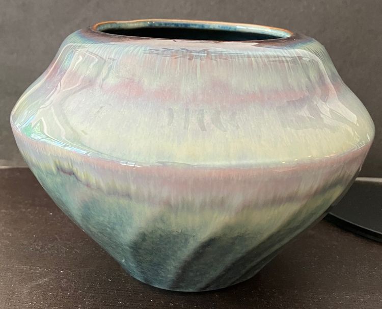 Bill Cambell Studio Pottery Glazed Vase