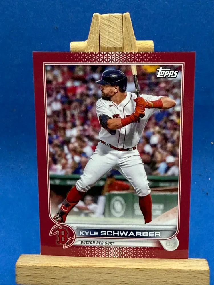 2022 Topps Direct Mini Kyle Schwarber Red SSP 1/5 Philadelphia Phillies