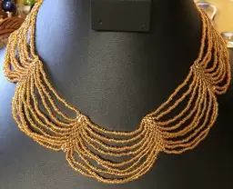 Vintage Glass Bead Choker