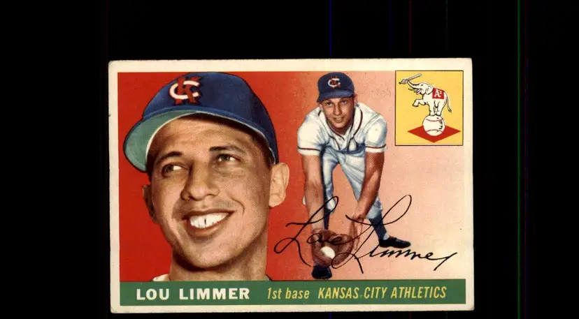 1955 Topps #54 Lou Limmer - (pk-tl1) - Kansas City Athletics