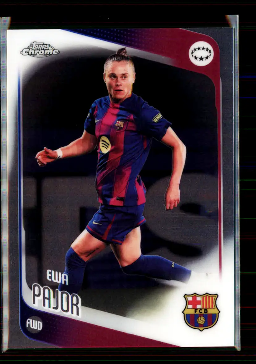 Ewa Pajor 2025-26 Topps Chrome UEFA Women's Champions League #3 - (145) - FC Barcelona