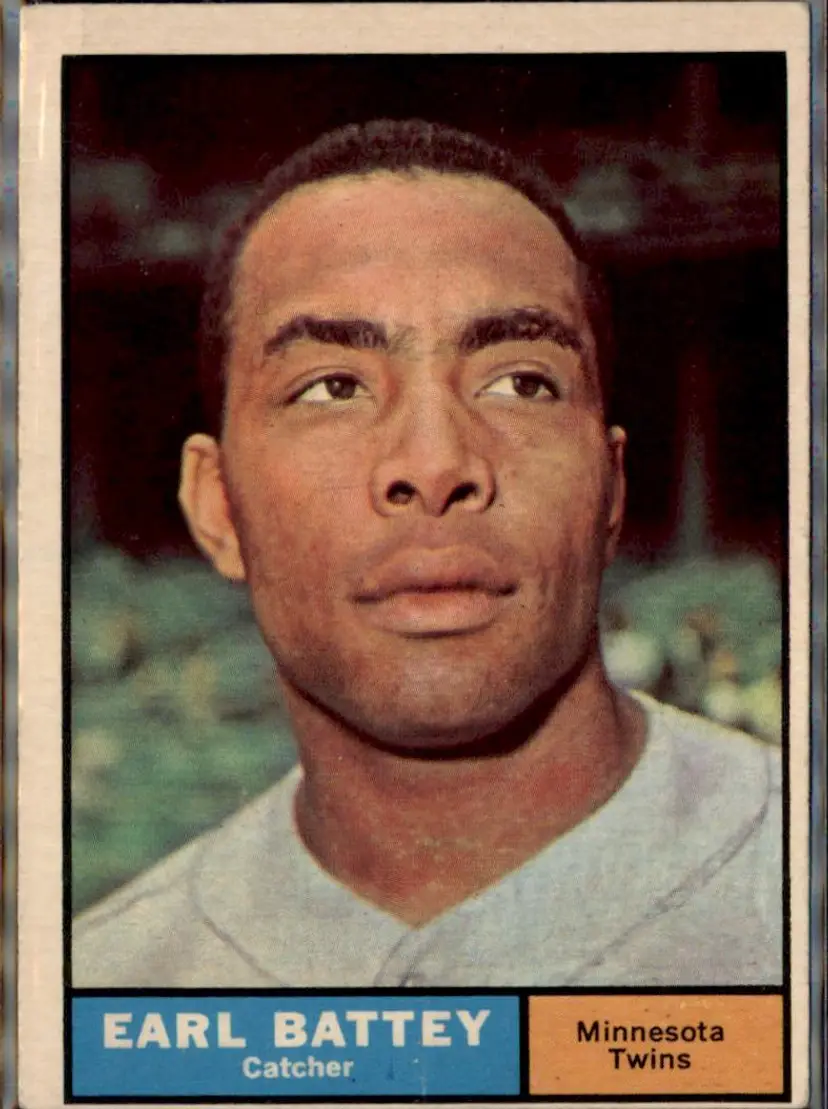 1961 Topps #315 Earl Battey - ( ) - Minnesota Twins