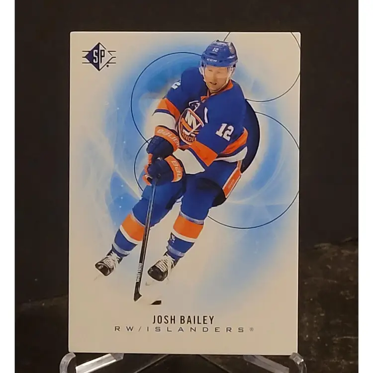 2020-21 Upper Deck SP Blue Parallel #39 - Josh Bailey - Islanders!