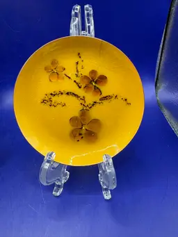 Enamel On Copper Trinket Dish Bovano Of Cheshire