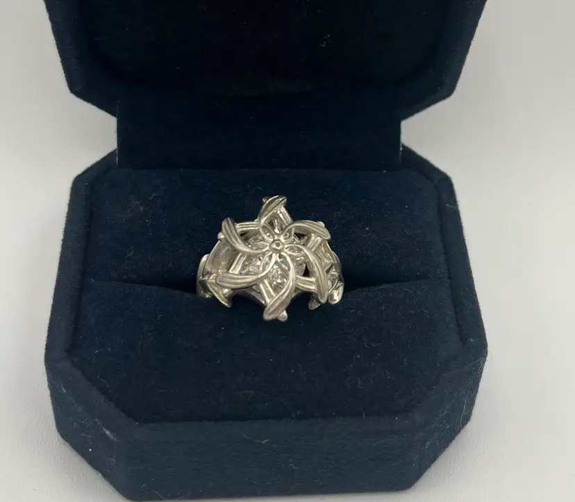 Nenya Galadriel Ring 925 Size 7.75