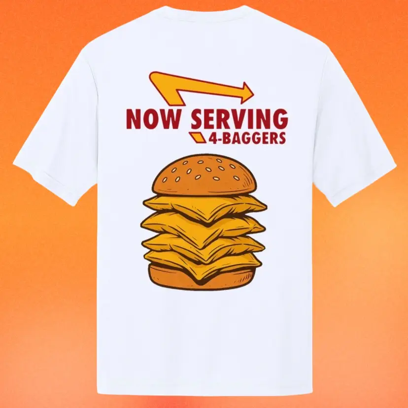 Now Serving 4-Baggers Cheesebaggers™ Cornhole Tee