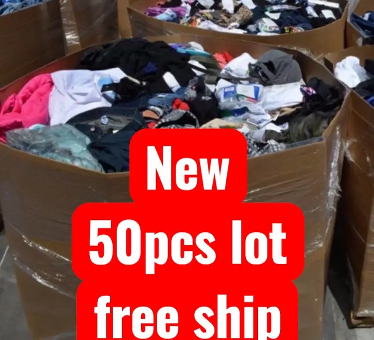 New 50pcs Designer Clothing Lot Retail $3000.00 Random Pulls Men & Women’s Clothing And Accessories Buy Wholesale